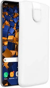 Mumbi Prawdziwe skórzane etui kompatybilne z Samsung Galaxy S20+ etui skórzane Case Wallet, białe leathercase klapp handtasche cover - Etui i futerały do telefonów - miniaturka - grafika 10