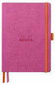 Pozostałe książki - Rhodia Rhodia 117809C - notatnik Softcover Rhodiarama Goalbook DIN A5 (14,8 x 21 cm), 120 arkuszy, DOT, 2 zakładki, zamknięcie z gumką, okładka ze sztucznej skóry, fuksja, 1 sztuka 117809C - miniaturka - grafika 1