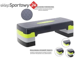 HMS STEP DO AEROBIKU AS002 ZIEL-SZAR - Pozostały sprzęt i akcesoria do ćwiczeń - miniaturka - grafika 11