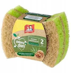 Jan Niezbędny Zielony Dom Zmywak Uniwersalny 2szt - Ściereczki, gąbki, czyściki - miniaturka - grafika 3