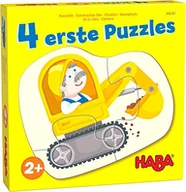 Puzzle - Haba 306181-4 pierwsze puzzle - plac budowy, puzzle od 2 lat 306181 - miniaturka - grafika 1