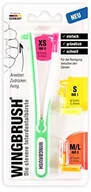 Szczoteczki międzyzębowe - Wingbrush WINGBRUSH zestaw startowy z 3 wymiennymi szczotkami | znany z "Die Höhle der Löwen" - miniaturka - grafika 1