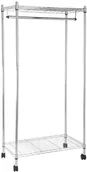 Wieszaki i stojaki - AmazonBasics otwarta garderoba na ubrania, z drążkiem SL-CLYM-001 - miniaturka - grafika 1