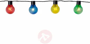 BEST Season Kolorowy łańcuch świetlny LED Partaj z 16 lampkami - Pozostałe oświetlenie - miniaturka - grafika 2