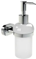 Mydelniczki i dozowniki mydła - Bisk Dozownik do mydła Go z uchwytem chrom 07031 - miniaturka - grafika 1