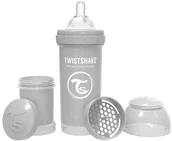 Butelki dla niemowląt - Twistshake Butelka antykolkowa, Szary, 260 ml - miniaturka - grafika 1