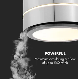 Klarstein Tron Ambience 38 Inox (CGCH2-TronAm-SS) - Okapy kuchenne - miniaturka - grafika 3