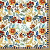 Folia, papier śniadaniowy, serwetki - Nuova R2S Easy life SERWETKI PAPIEROWE Kolorowe Kwiaty - 414 ABUN - miniaturka - grafika 1