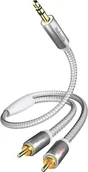 Kable - In-Akustik Premium Audiokabel - Kabel jack 3,5mm - 2x wtyk RCA 004100015 - miniaturka - grafika 1