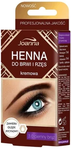 Joanna Henna do brwi i rzęs ciemny brąz 15ml - Akcesoria i kosmetyki do stylizacji brwi - miniaturka - grafika 4