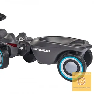 BIG Przyczepka do jeździka Bobby Car Neo Grafitowa STREFADZIECIAKOW.PL 56267 - Jeździki dla dzieci - miniaturka - grafika 9