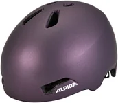 Kaski rowerowe - Alpina Hackney Kask Dzieci, dark-violet 51-56cm 2021 Kaski rowerowe 9743261 - miniaturka - grafika 1