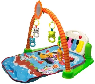 Mata Edukacyjna dla dzieci 3w1 zwierzaki pianinko - Leżaczki i huśtawki - miniaturka - grafika 2