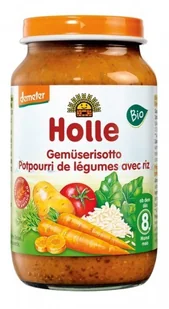 Holle 8 mc RISOTTO WARZYWNE BEZGLUTENOWE BIO 220 g po 8 miesiącu - Dania dla dzieci - miniaturka - grafika 3