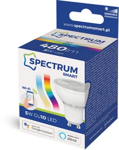 Spectrum LED ŻARÓWKA LED SMART GU10 5W RGBW CCT DIMM WOJ14415 - Żarówki LED - miniaturka - grafika 3