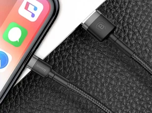 Baseus Kabel Kevlar USB-C 3A 1M grey black CATKLF-BG1 - Kable USB - miniaturka - grafika 7