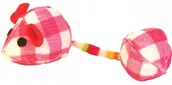 Zabawki dla kotów - Zabawka myszka z piłką na ogonie Happet K066 16cm - miniaturka - grafika 1