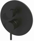 Baterie wannowe i prysznicowe - Paffoni Light czarny mat LIG019NO - miniaturka - grafika 1