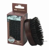 Kosmetyki do pielęgnacji twarzy męskie - Gorgol GORGOL - KARTACZ MILITARY - Szczotka do pielęgnacji brody i wąsów - Ciemny orzech - 17 01 960 - miniaturka - grafika 1