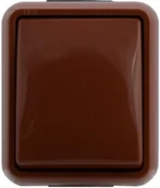 Dzwonki i gongi - Hager HYDRO-Przycisk-dzwonek-IP44-10AX-250V~-KLINKIER-IP44 122204 - miniaturka - grafika 1