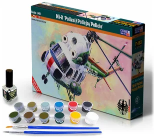 Mistercraft Model samolotu F-153 Mil Mi-2 Polizei, 1:48 - Modele do sklejania Mistercraft Model samolotu F-153 Mil Mi-2 Polizei, 1:48 - Modele do sklejania - miniaturka - grafika 1