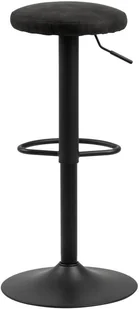Actona Stołek barowy Regulowany Finch Antracytowy - Taborety i hokery - miniaturka - grafika 3