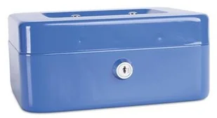 Donau Kasetka na pieniądze , średnia, 200x90x160mm, niebieska 5232001PL-10 - Sejfy i kasy pancerne - miniaturka - grafika 2
