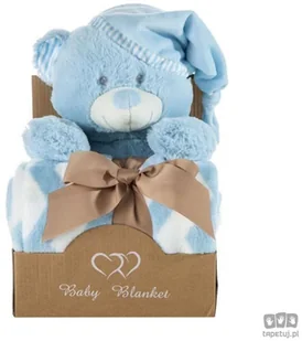 Eurofirany Euro Firany Koc 100 x 75 Dziecięcy Toy5 Niebieski 1222236 - Koce - miniaturka - grafika 8