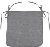 Poduszki na krzesła - Douceur d'Intérieur douceur D l'intérieur Chambray poduszka do siedzenia, uni, poliester, Newton, szary, 40  x  40 1605315 - miniaturka - grafika 1