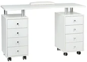 Meble kosmetyczne - Stolik do manicure BD-3425 BIAŁY BD-3425/WHITE - miniaturka - grafika 1