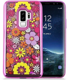 Zizo Liquid Glitter Star Case Etui Samsung Galaxy S9+ (Multiflowers) 888488298139 - Etui i futerały do telefonów - miniaturka - grafika 2