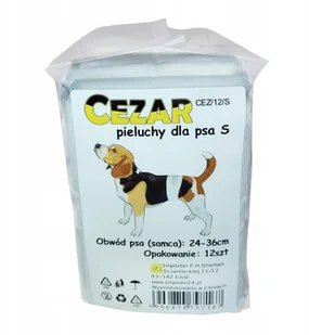 Cezar Pieluchy pampersy dla psa samców 72 S 24-36 - Specjalistyczne artykuły dla zwierząt - miniaturka - grafika 5