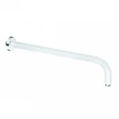 Akcesoria do armatury i ceramiki - Kludi 6651491-00 ramie natrysku 400 mm biały - miniaturka - grafika 1