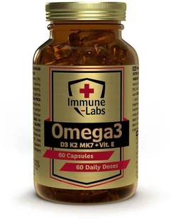 Immune-Labs Omega 3 D3+K2+E 60 kapsułek - Witaminy i minerały dla sportowców - miniaturka - grafika 3