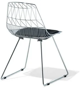 Beliani Zetaw krzeseł do jadalni chromowy 2 krzesła HARLAN - Krzesła - miniaturka - grafika 7