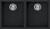 Zlewozmywaki - Elleci QUADRA 350 GRANITEK FULL BLACK BSO LGQ35040BSO - miniaturka - grafika 1