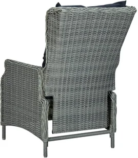 vidaXL 5-częściowy zestaw mebli ogrodowych jasnoszary 3067748 - Meble ogrodowe - miniaturka - grafika 11