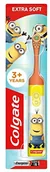 Szczoteczki do zębów - Colgate Kids Minions Extra Soft Battery szczoteczka do zębów, 3 lata - miniaturka - grafika 1