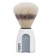 Pędzle do golenia - Muhle Muehle Nom Erik Pędzel do golenia biały dla mężczyzn 16340 - miniaturka - grafika 1