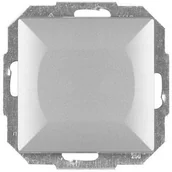 Wyłączniki światła i elektryczne - Abex Perła srebrny łącznik schodowy z podświetleniem WP-5PS WP-5P/S-srebrny - miniaturka - grafika 1