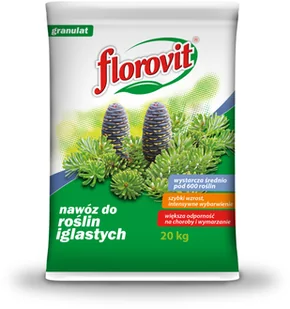 Florovit Nawóz granulowany do roślin iglastych worek 20 kg - Nawozy ogrodnicze Florovit Nawóz granulowany do roślin iglastych worek 20 kg - Nawozy ogrodnicze - miniaturka - grafika 1