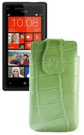 Etui i futerały do telefonów - Suncase HTC Windows Phone 8 X futerał ze skóry naturalnej firmy w kolorze brązowym 4250665567707 - miniaturka - grafika 1