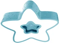 Lampy sufitowe - Decorativi Lampa do pokoju dziecinnego na pilota sufitowa niebieskie gwiazdki 36W 408 Decorativi 408 - miniaturka - grafika 1