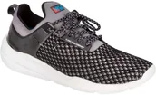 Buty sportowe męskie - DVS obuwie męskie CINCH LT+ Black Grey Knit - miniaturka - grafika 1