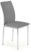 Krzesła - Halmar Krzesło K-137 Popiel Ekoskóra/chrom - miniaturka - grafika 1