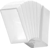 Złącza i kolanka wentylacyjne - DOSPEL Kolano poziome wielokątne D/PW 110x55 Biały DOSPEL 007-0226 - miniaturka - grafika 1