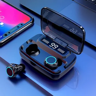 Strado TWS IPX7 M11 czarne - Słuchawki - miniaturka - grafika 5