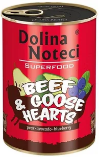 Dolina Noteci Superfood Wołowina i Serca Gęsi 400g - Mokra karma dla psów - miniaturka - grafika 2