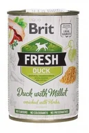 Mokra karma dla psów - Brit FRESH DUCK WITH MILLET 400 G - miniaturka - grafika 1