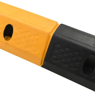 vidaXL Progi parkingowe, 2 szt., gumowe, 49 x 15 x 9 cm vidaXL - Wyposażenie miejsc publicznych - miniaturka - grafika 3